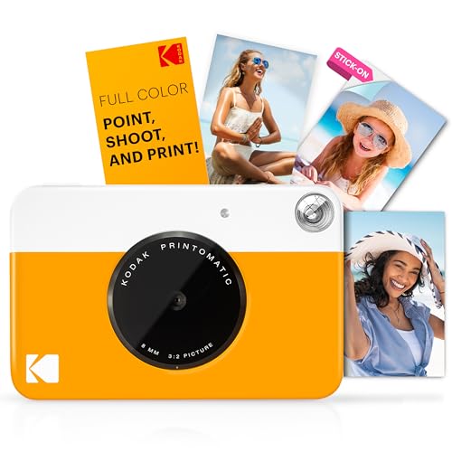 Full-Color Instant Print Camera Starter Bundle with Carrying Case and 20pk Photo Paper A776