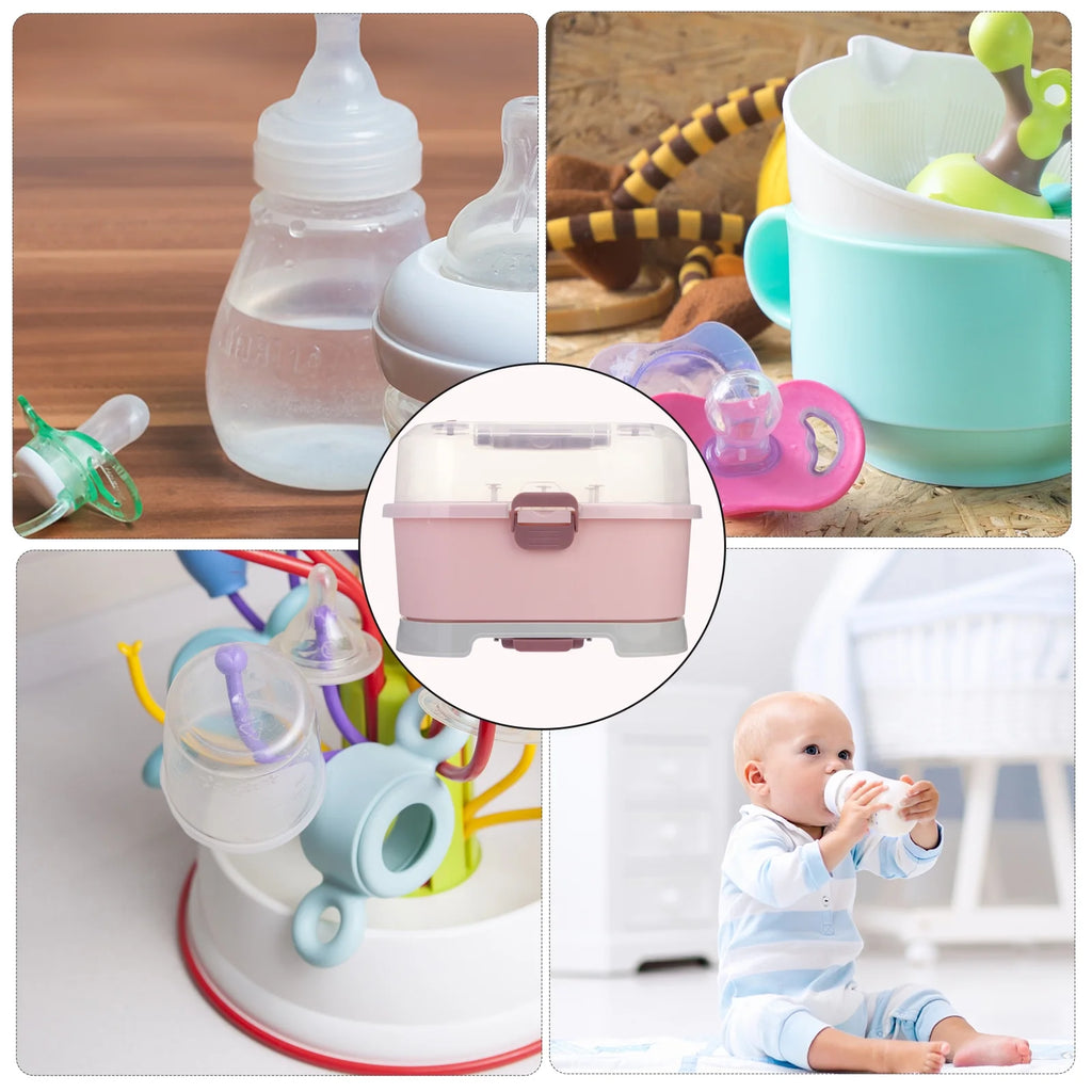 Milk Bottle Case Baby Bottle Drying Rack Box B84589