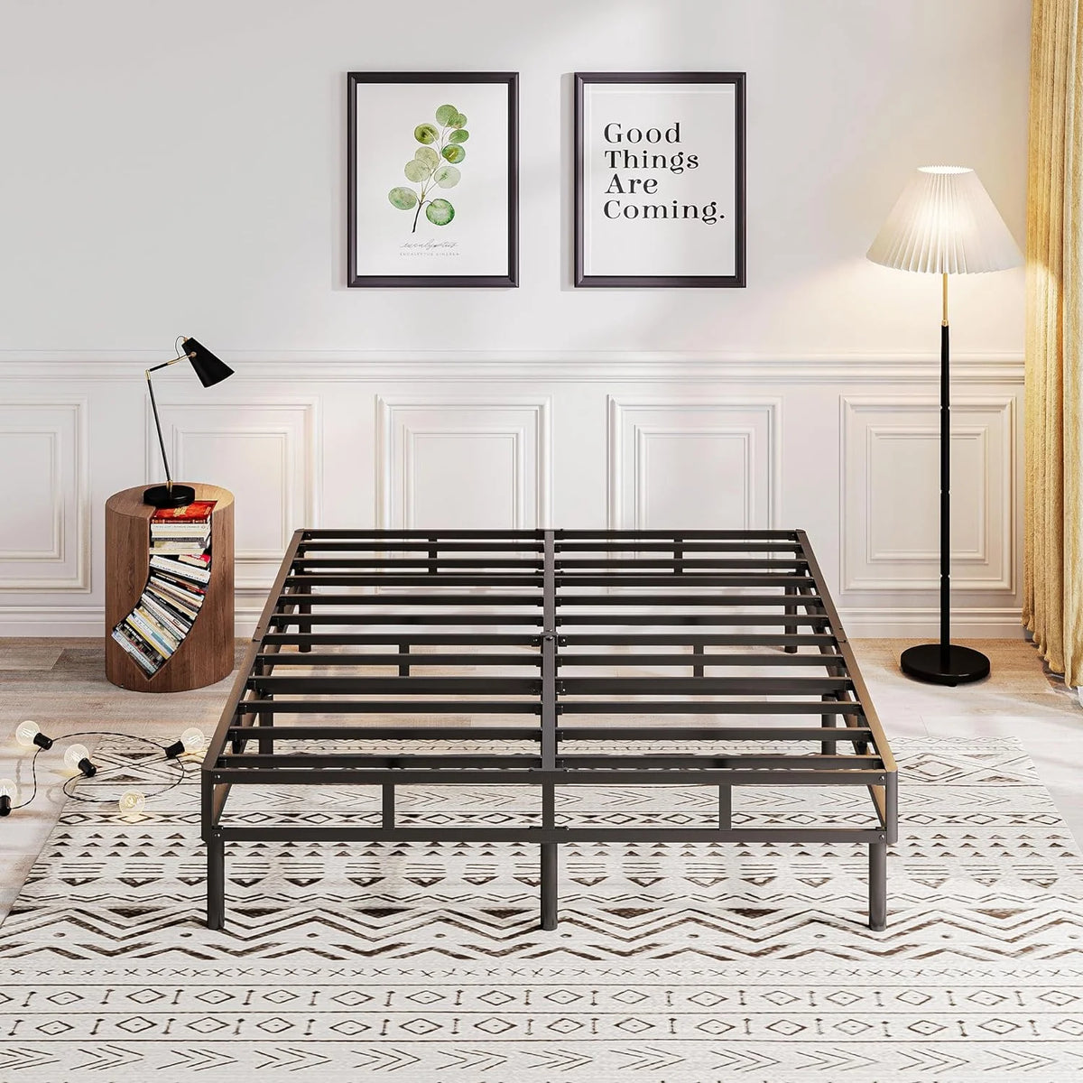 5 Inch Full Size Box Spring with 9 Inch Metal Leg Support A983
