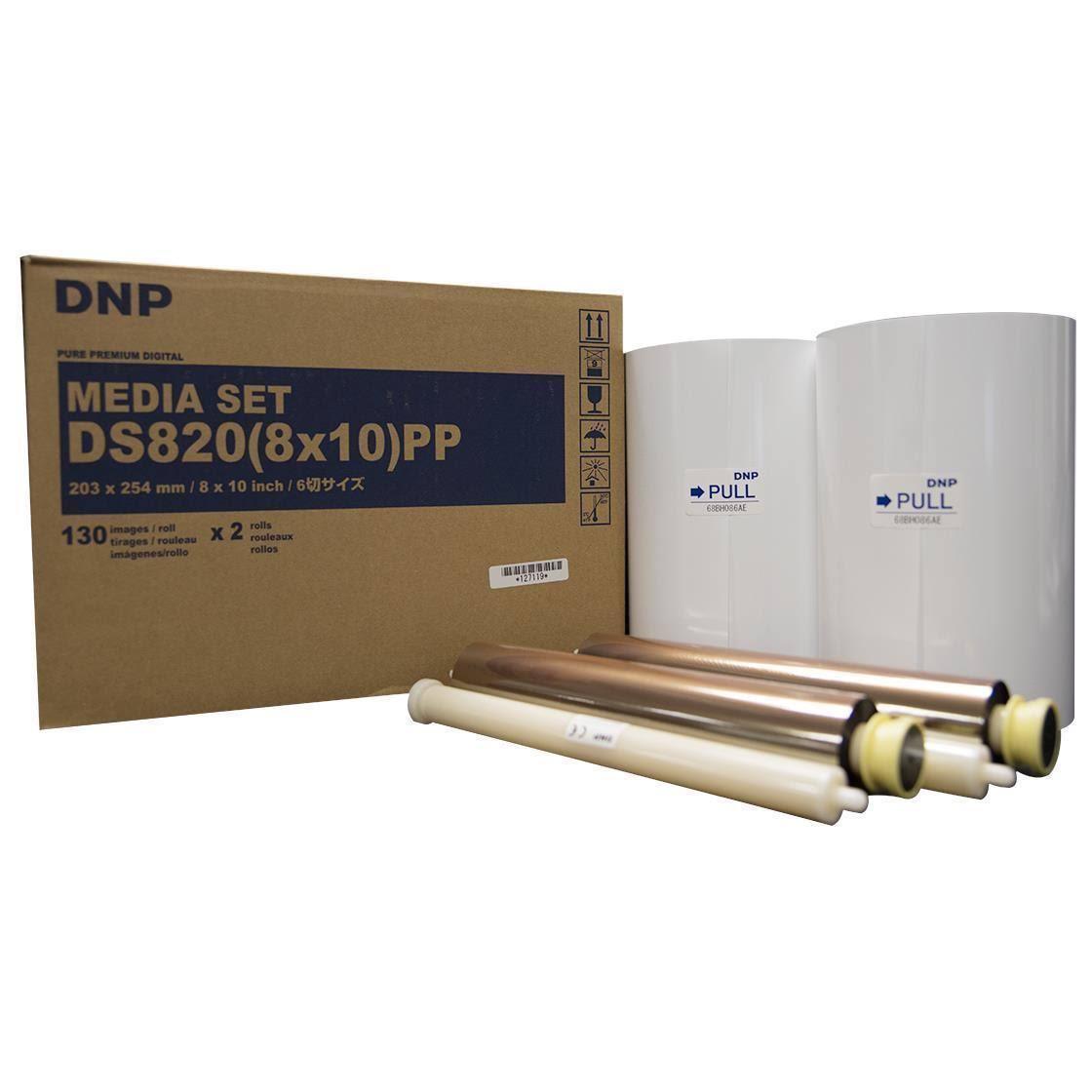 8x10x22 Premium Media for DS820A Printer, 2 Rolls per Case A7715