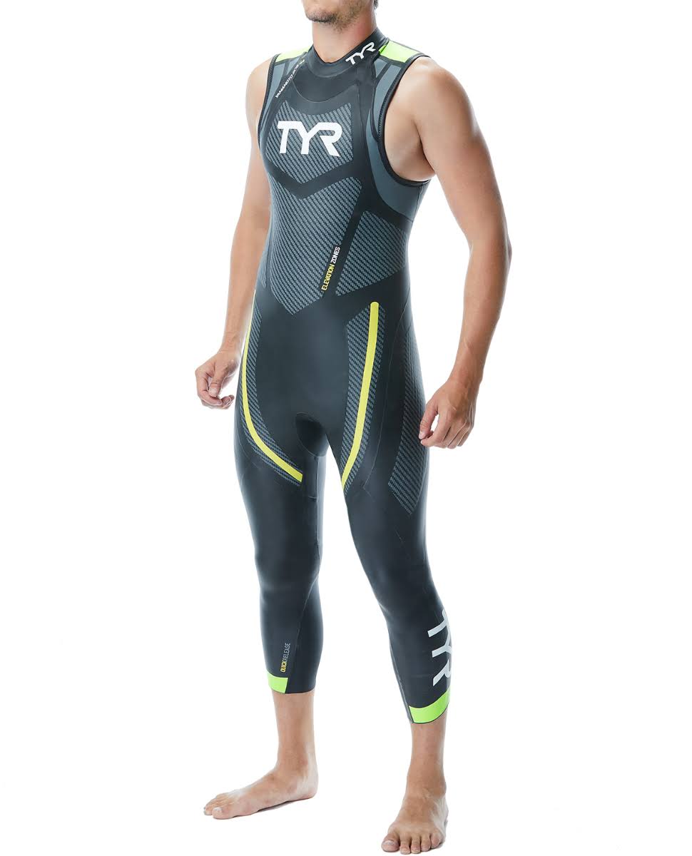 Sleeveless Wetsuit Black Yellow Xs D8424