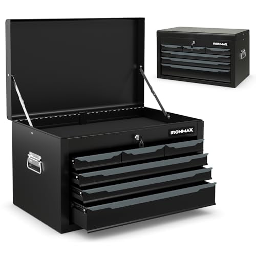 5-Drawer Rolling Steel Tool Chest with Lockable Wheels W602221