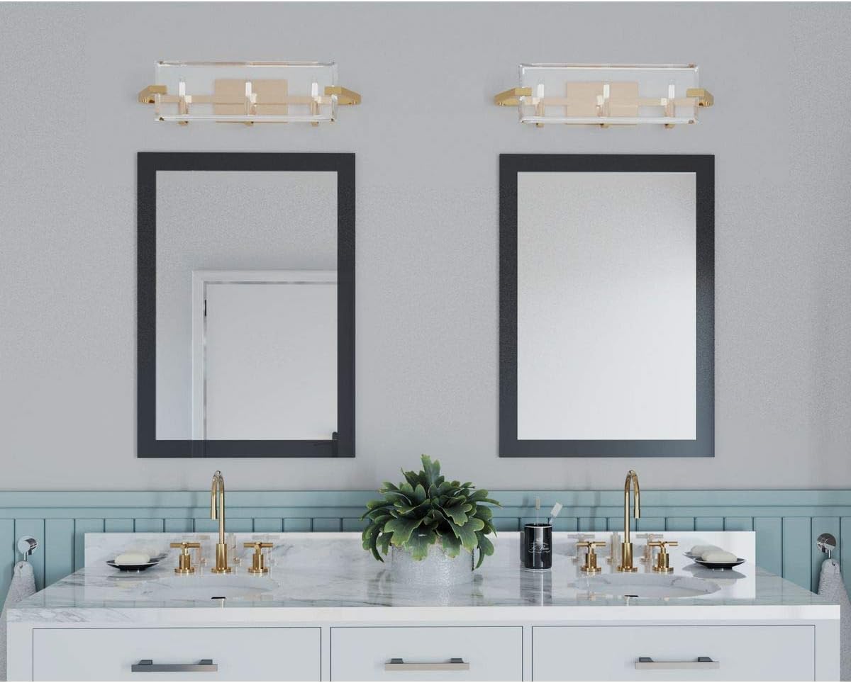 Gold Bath & Vanity Light P829
