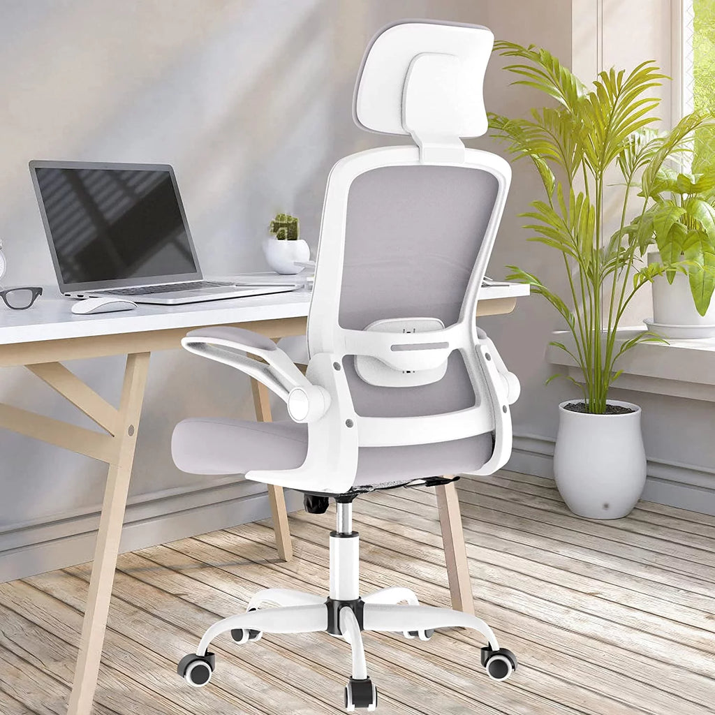 High Back Ergonomic Office Chair with Lumbar Support and Headrest L955