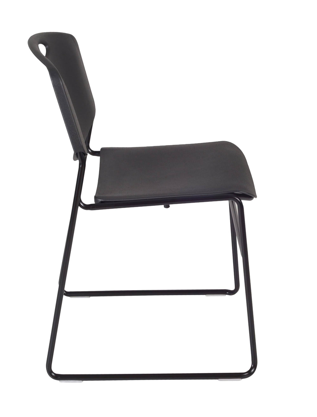 42x22 Square Breakroom Table with 4 Stack Chairs T757