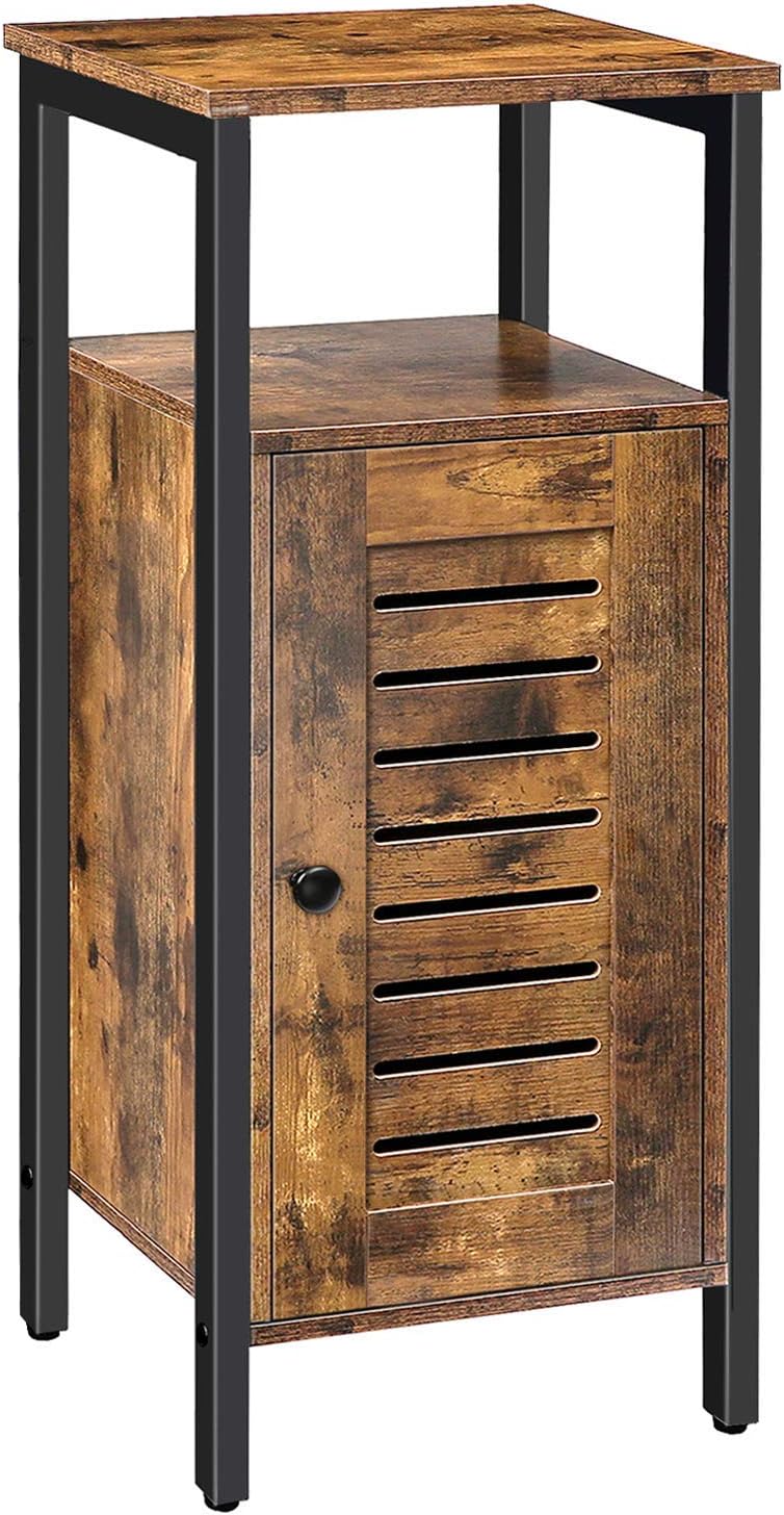Bathroom Cabinet with Doors and Height-Adjustable Shelves N1725