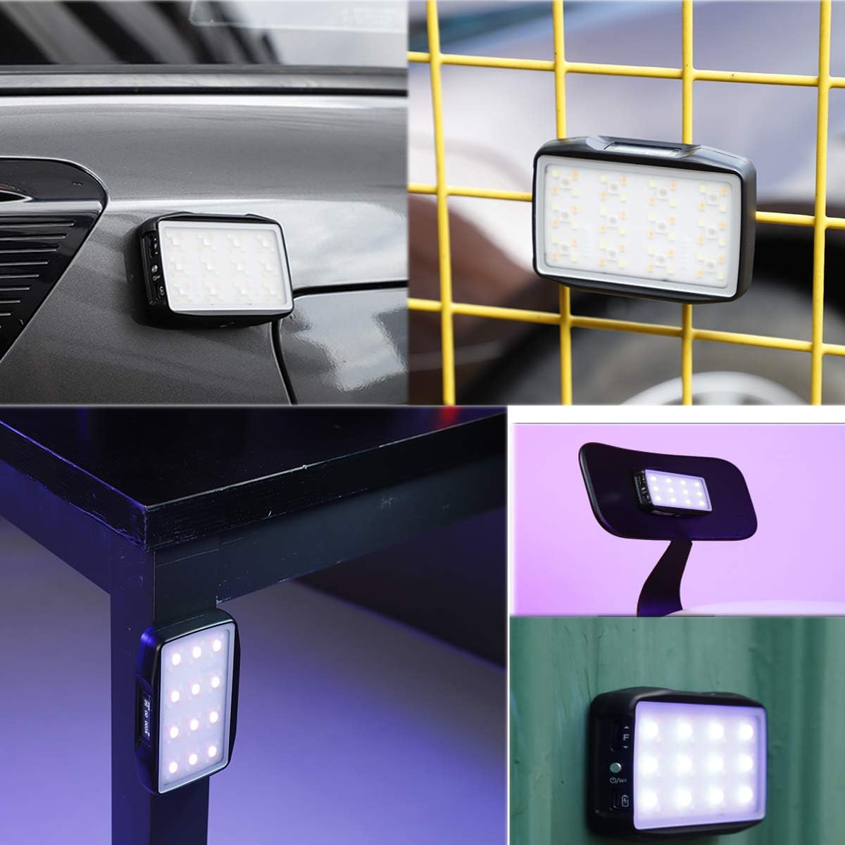 5W RGB Pocket On Camera Light with Color Temperature 2500-9000K U95330