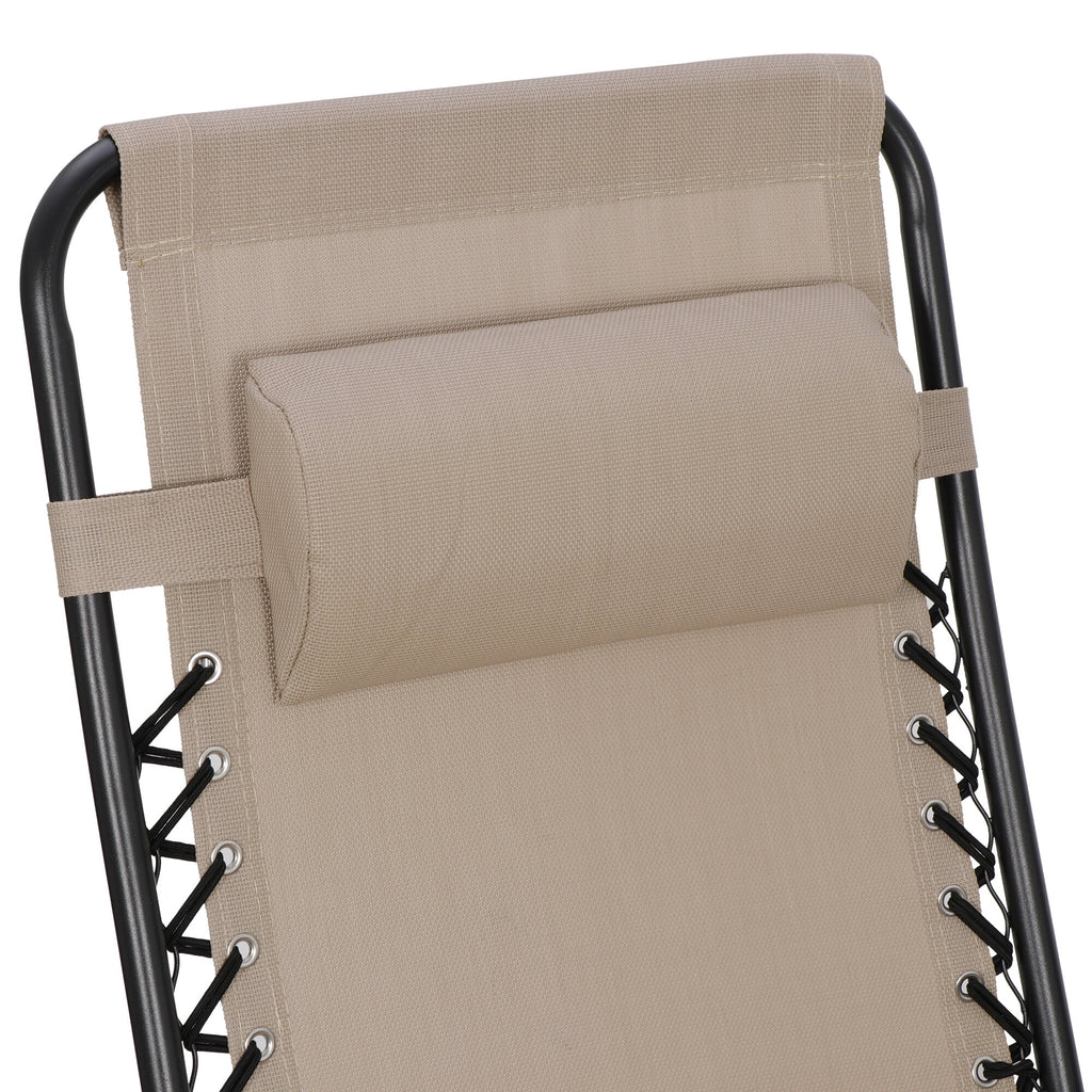 Beige Zero-Gravity Chair W496