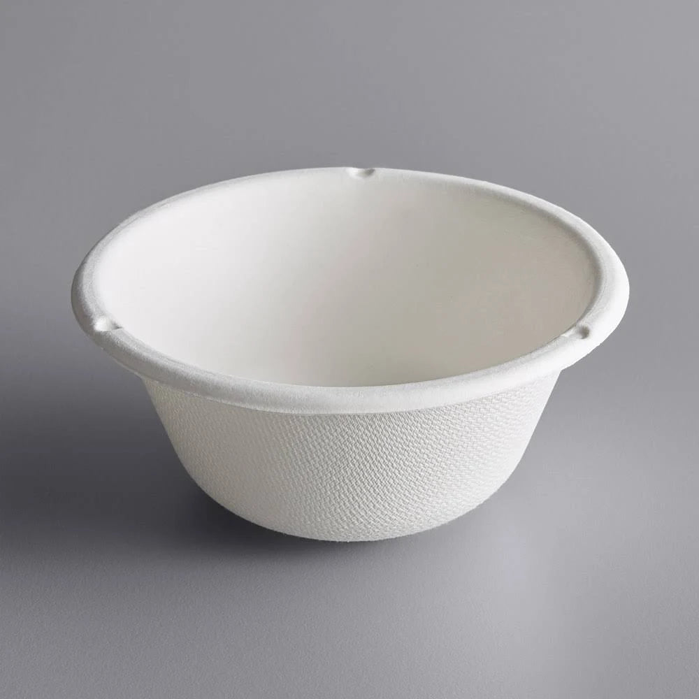 Compostable Sugarcane 8-Ounce Coupe Bowls F6567