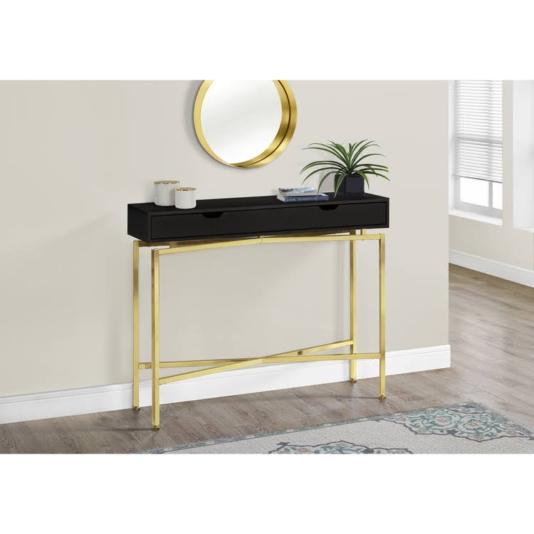 Gold Hall Console Accent Table G227061