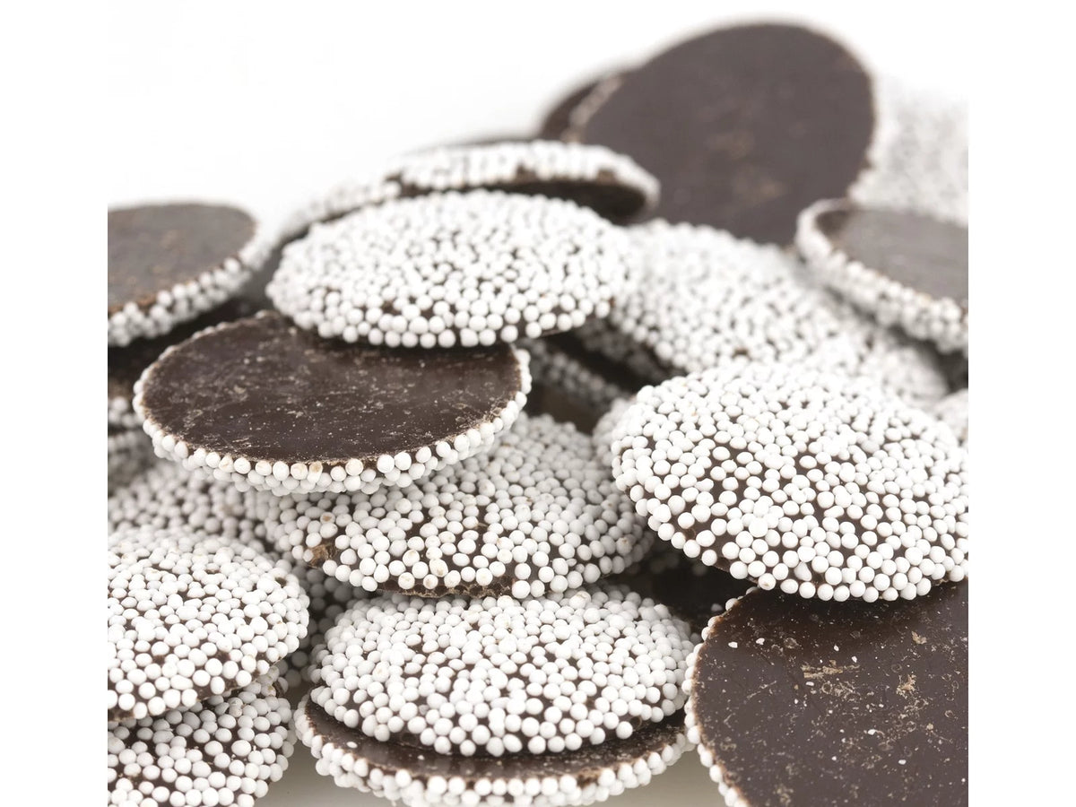 Dark Chocolate Nonpareils 5 Pound Package E8043