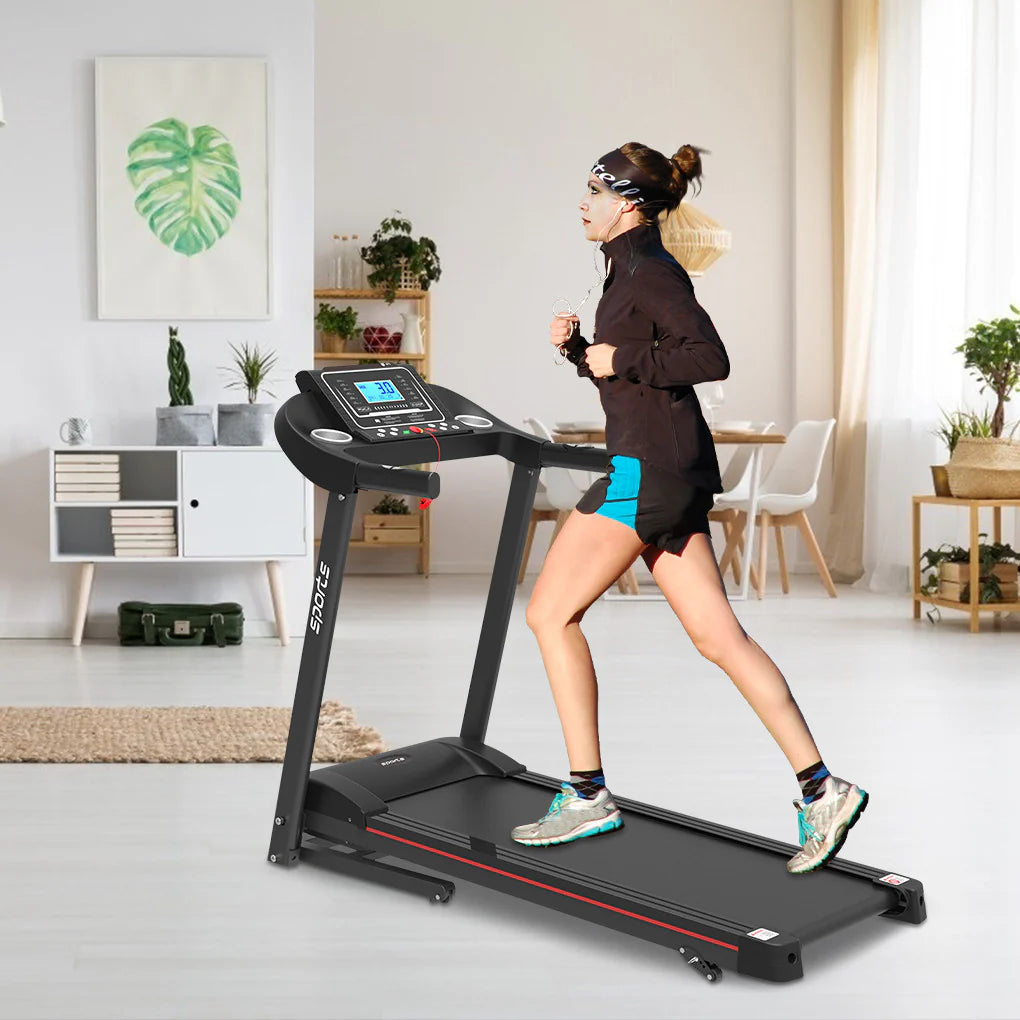 Foldable Treadmill with LCD Display V8372
