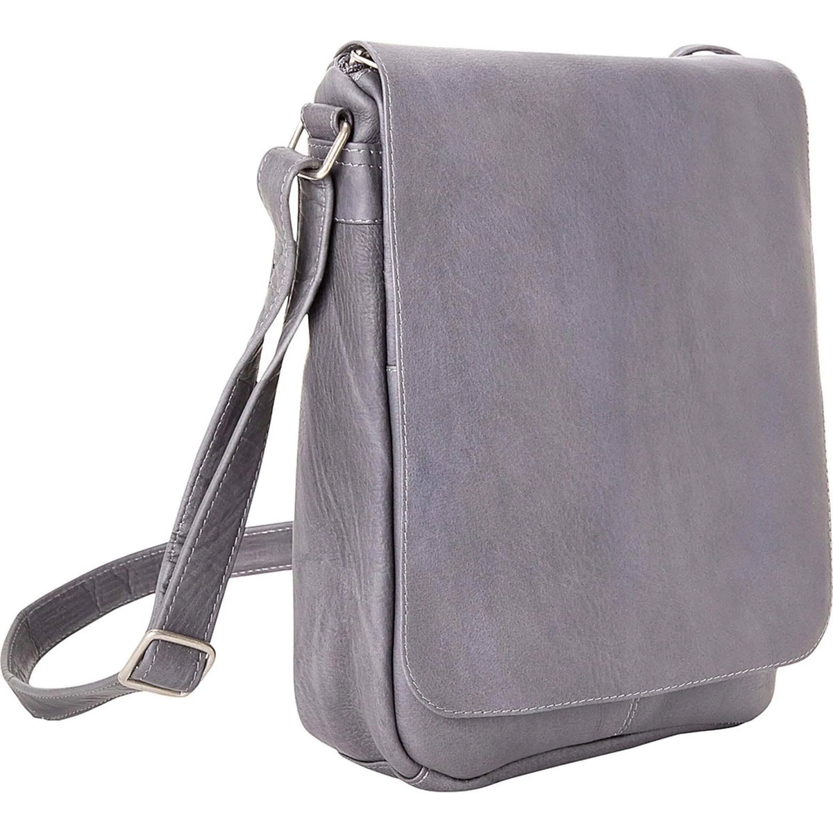 Tan Leather Over-Shoulder Flap Bag L44932