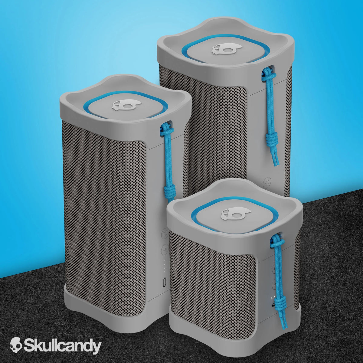 Compact Tough Wireless Speaker, Light Grey G164176