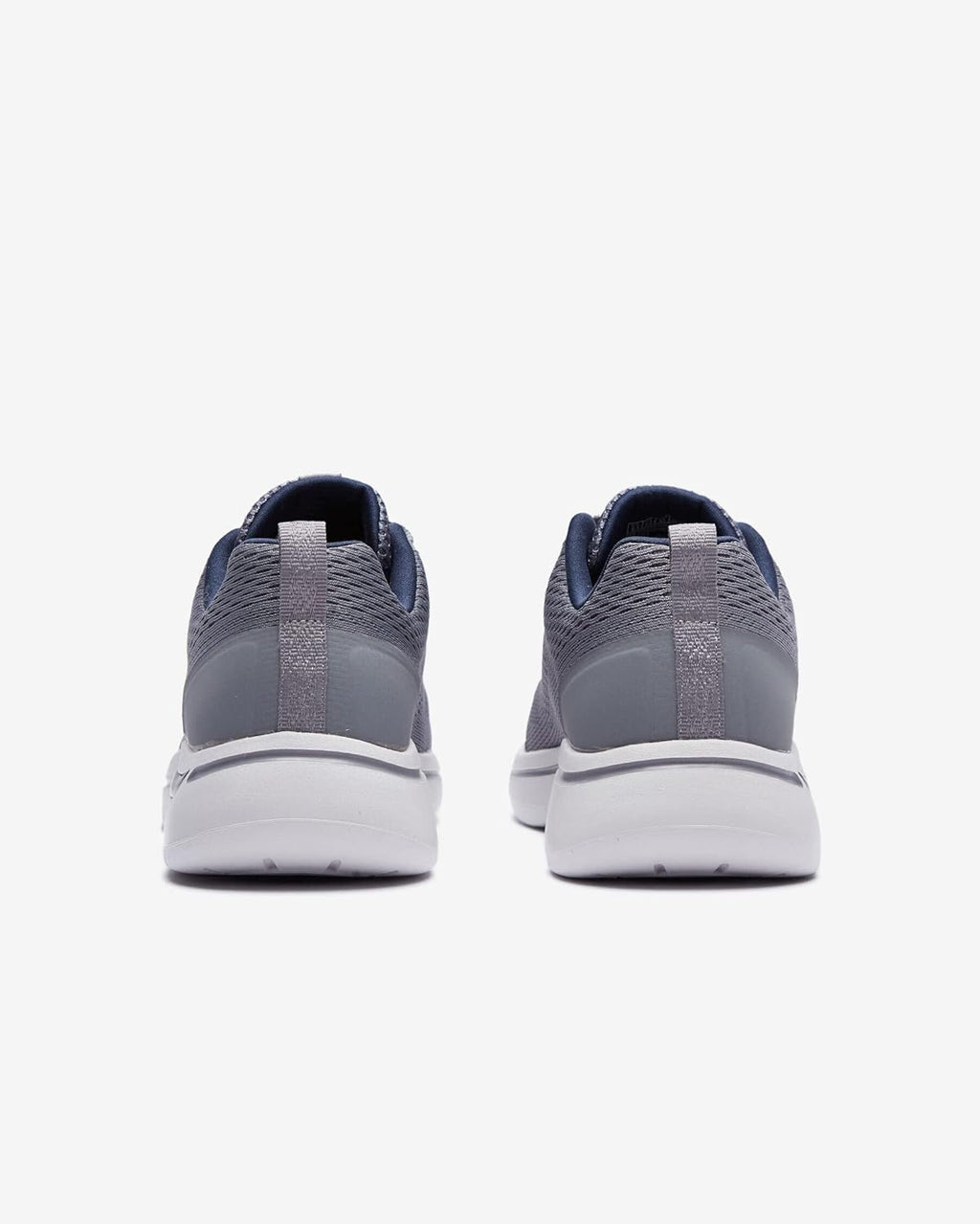 Grey Navy Athletic Walking Shoe Y804641