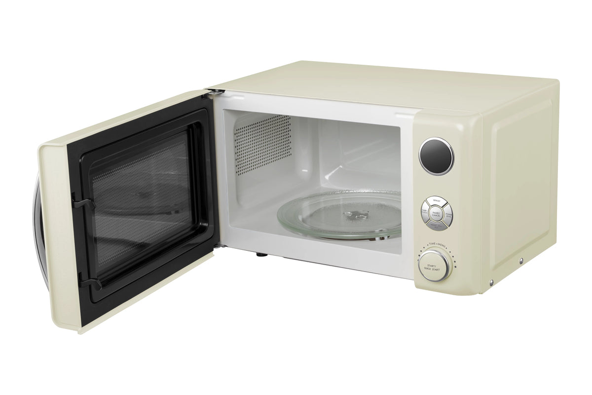 0.7 Cu ft Retro Countertop Microwave Oven, 700 Watts, Blue H848306