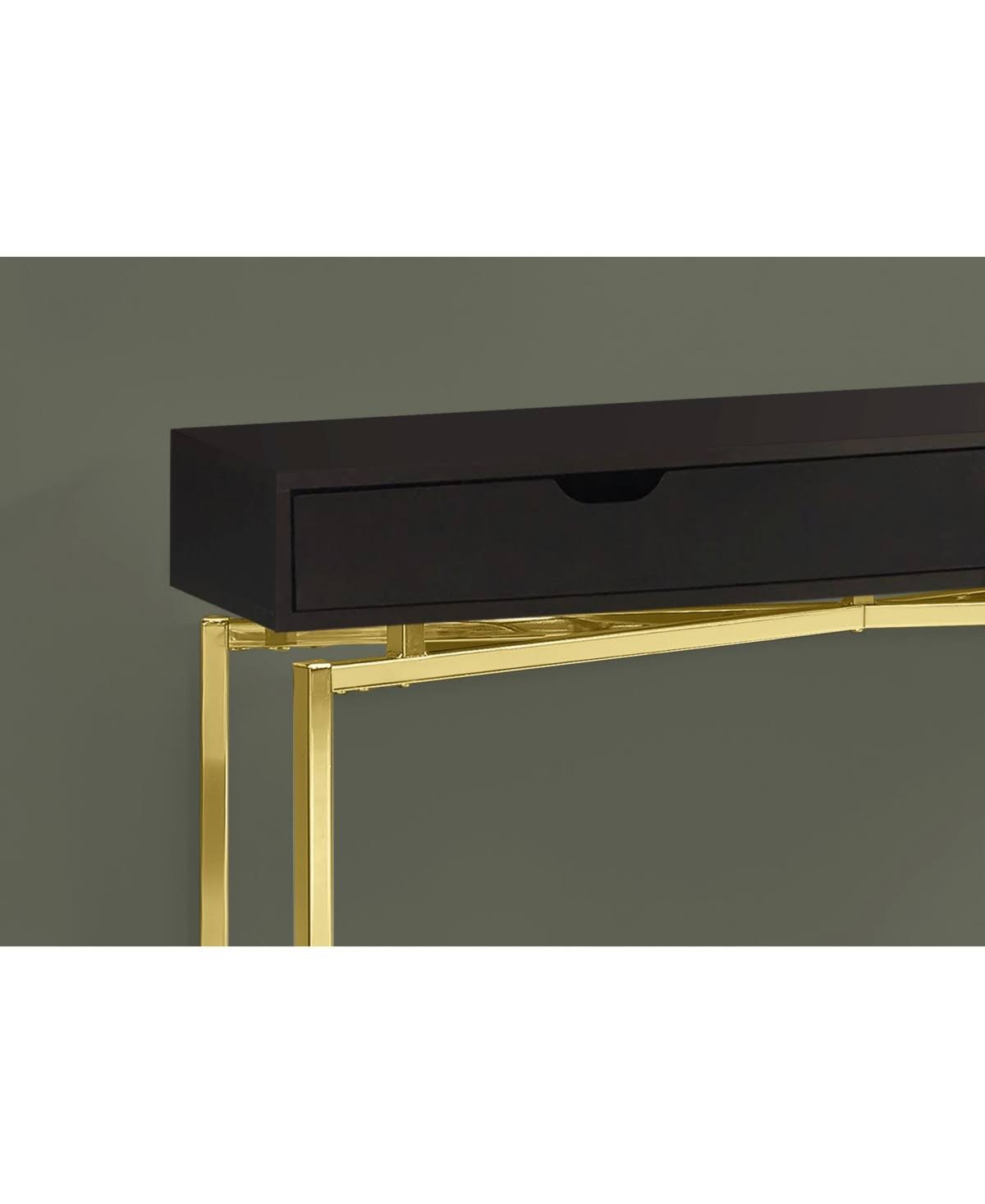 Gold Hall Console Accent Table G227061
