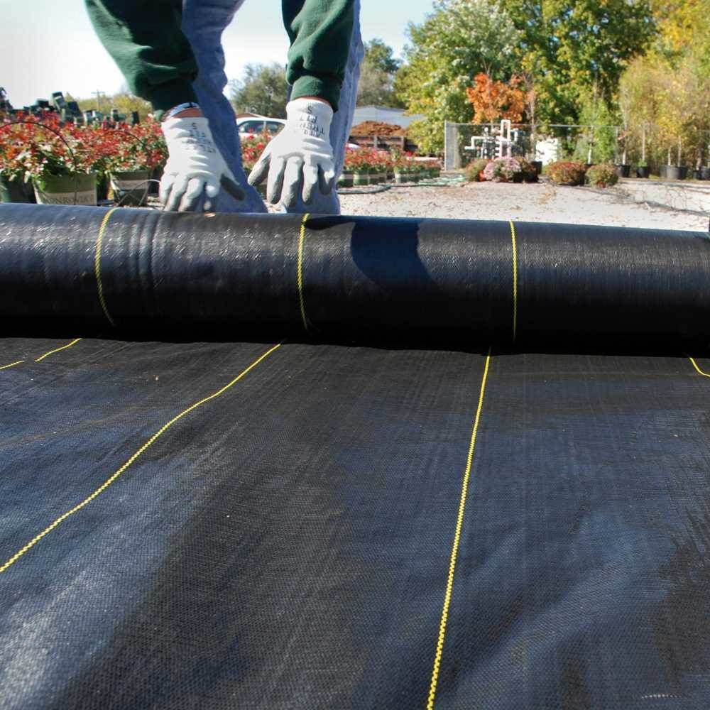 4 Foot Woven Weed Barrier Landscape Fabric 300 Feet 3 Pack F356518
