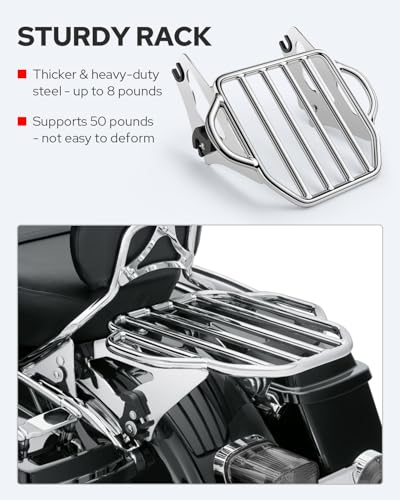 Chrome Detachable Luggage Rack X925975