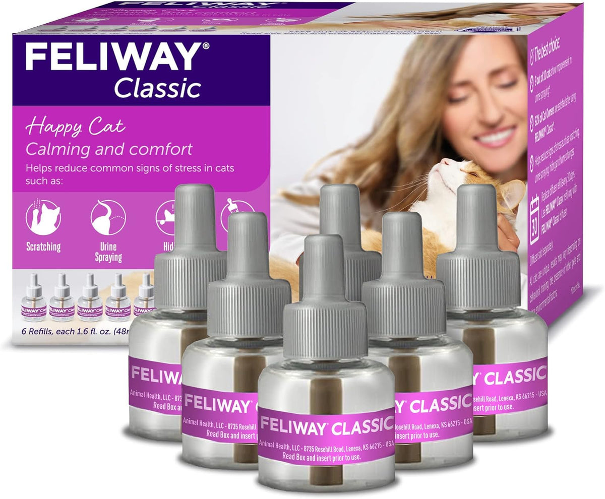Cat Calming Pheromone 30 Day Refill 6 Pack U23555