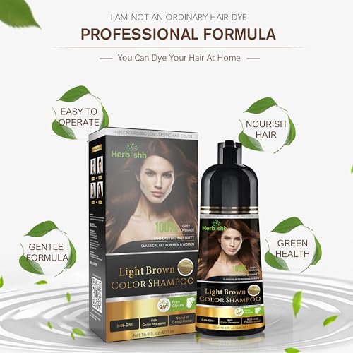 Dark Brown 500 Ml Hair Color Shampoo T47467