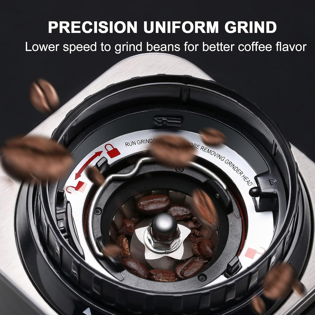 Conical Burr Coffee Grinder with 48 Grind Settings P102
