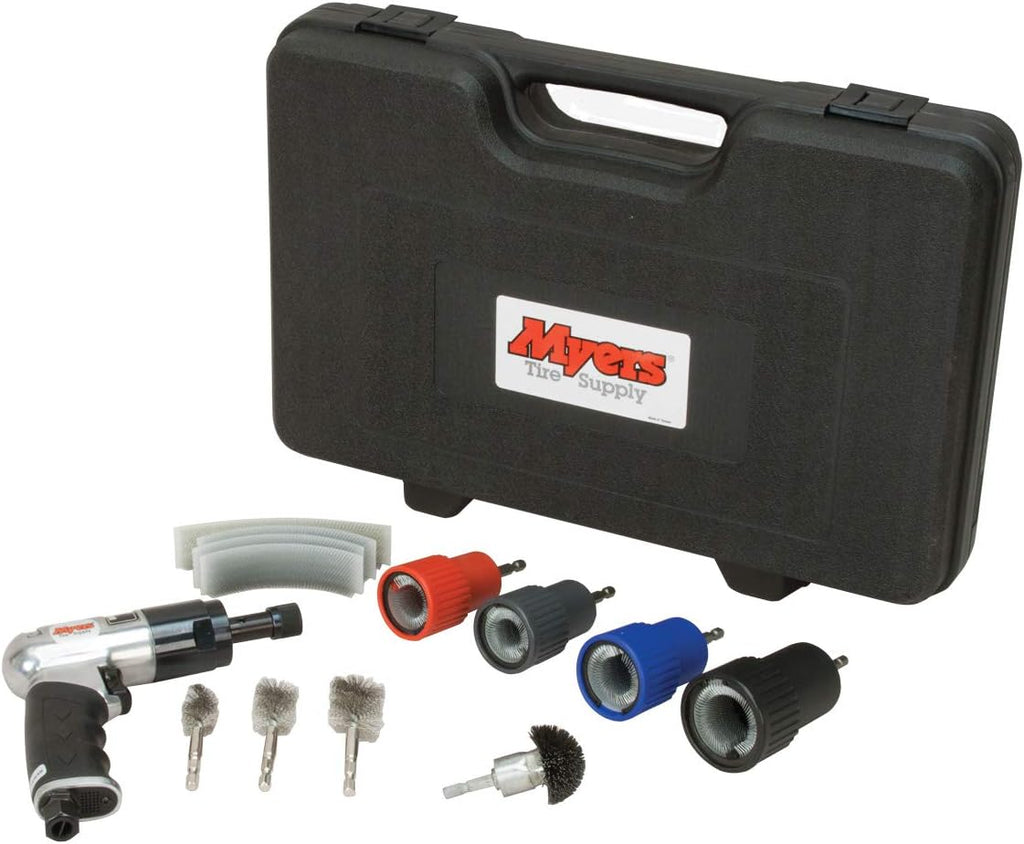 Wheel Nut & Stud Cleaning Kit with Air Tool and Brushes R9912