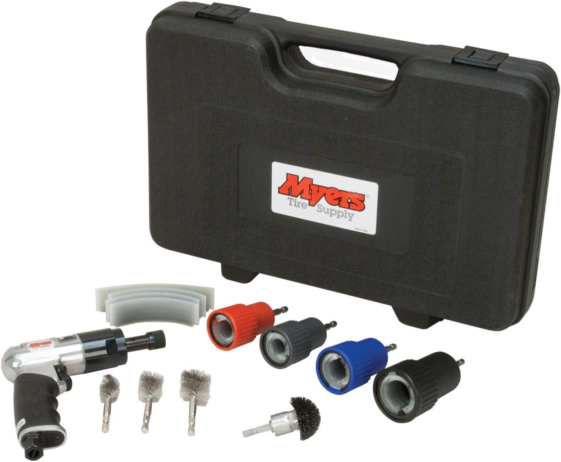 Wheel Nut & Stud Cleaning Kit with Air Tool and Brushes R9912