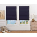 Navy Insulating Cordless Roman Shade Y9155