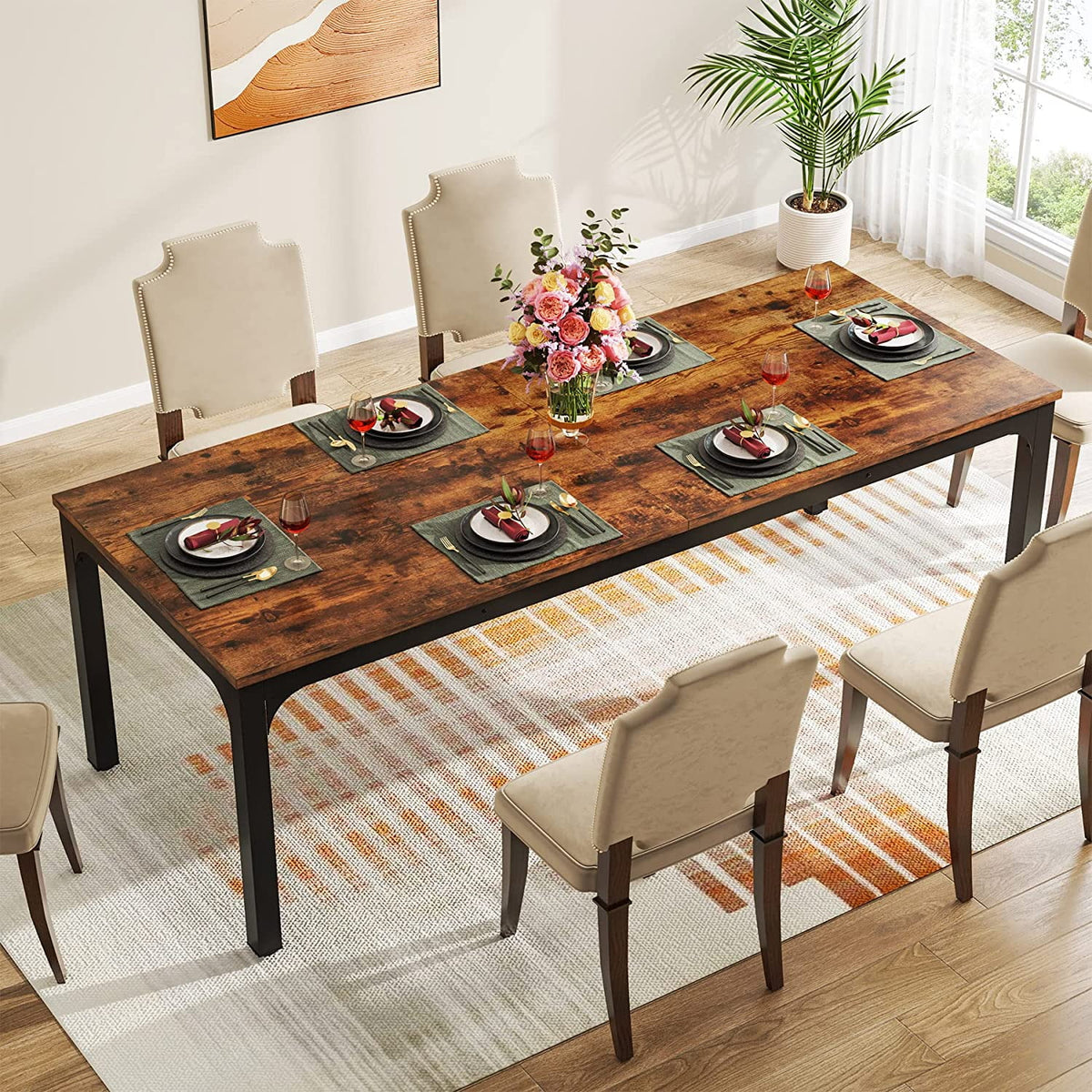 78 inch Rectangular Dining Table D462
