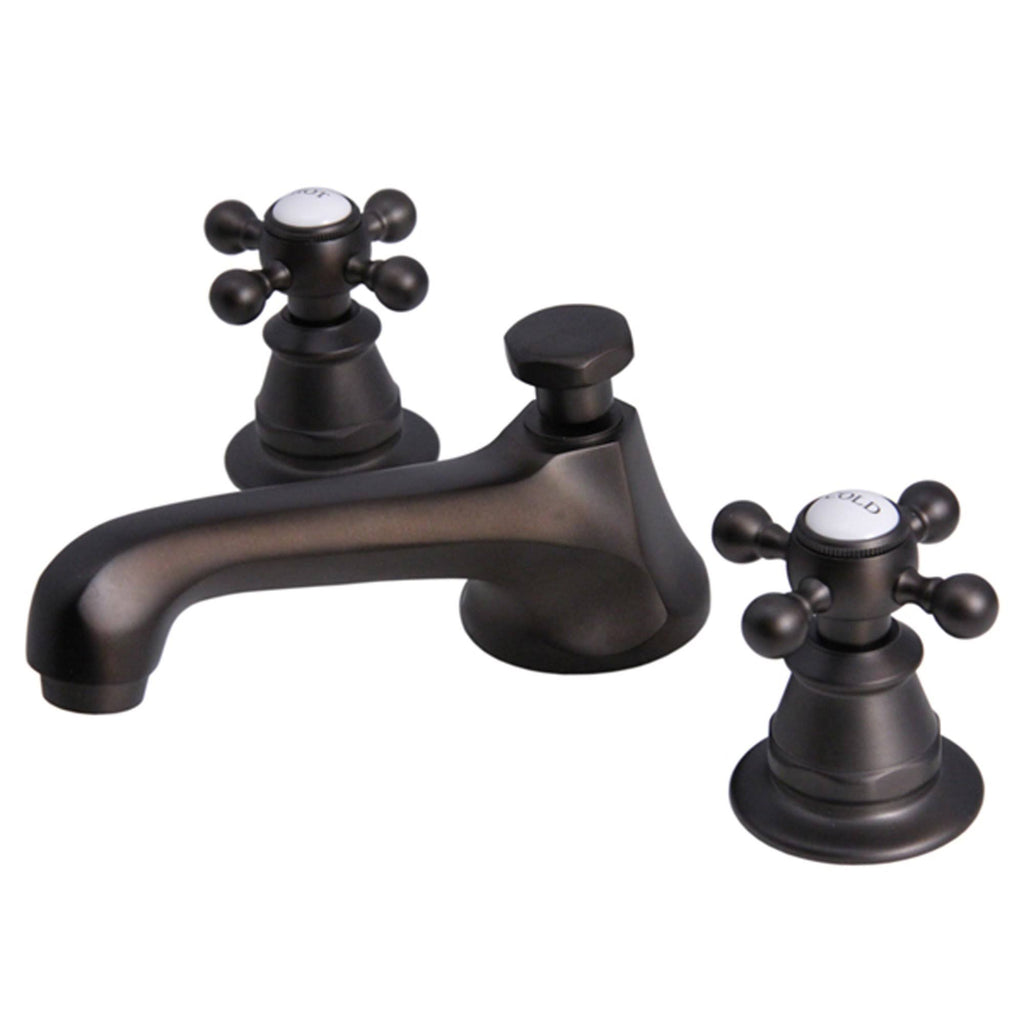 Bronze Widespread Lavatory Faucet with Pop-Up Drain D995