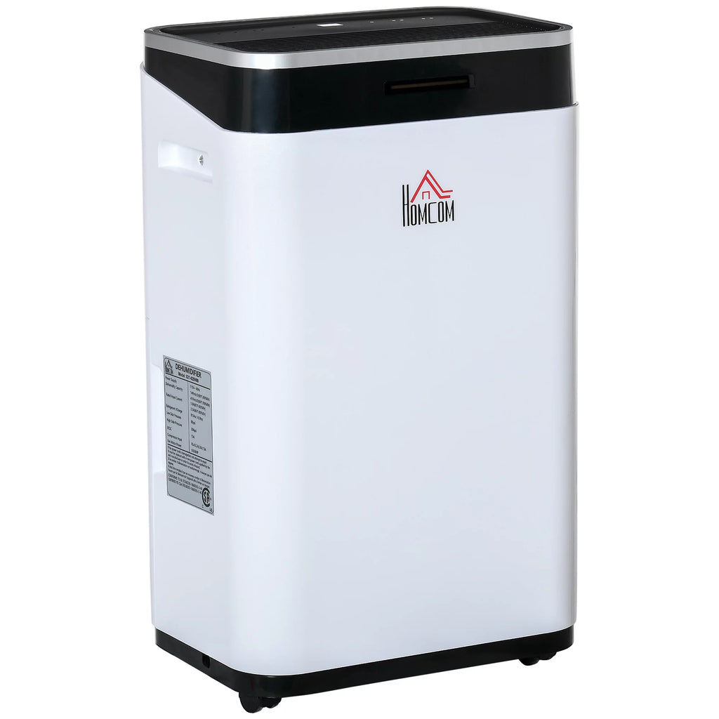 Portable Electric Dehumidifier with 14 Pint Tank, White S6721