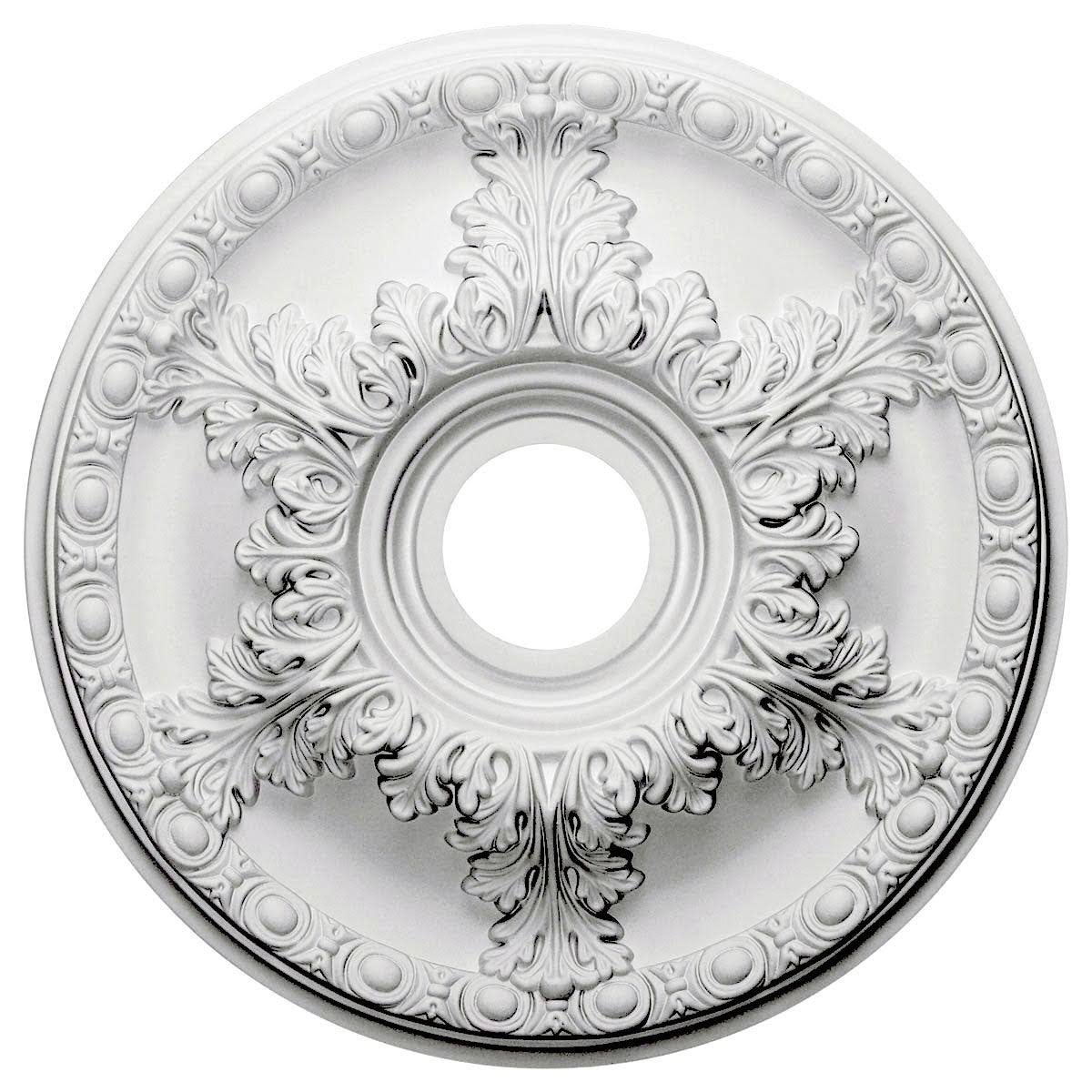 Granada Ceiling Medallion, Hand-Painted Rubbed Bronze K6558