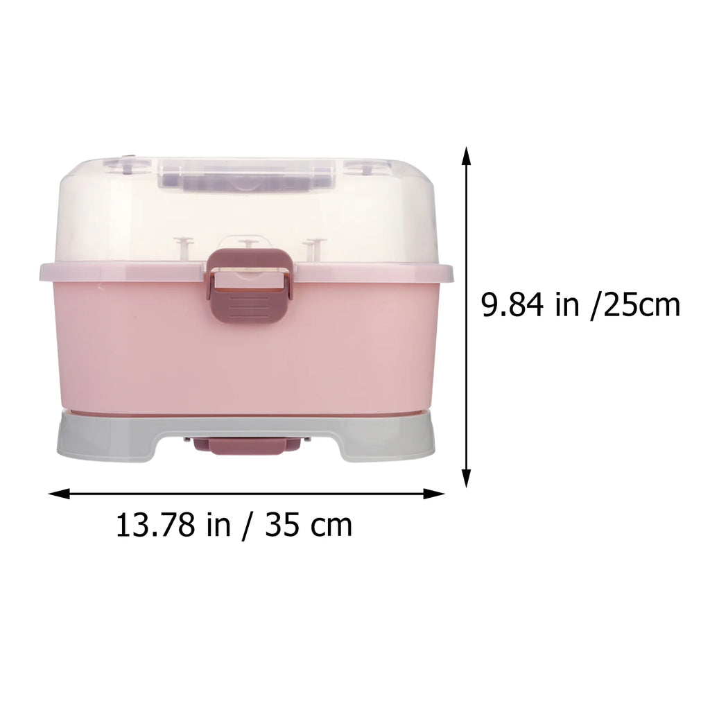 Milk Bottle Case Baby Bottle Drying Rack Box B84589