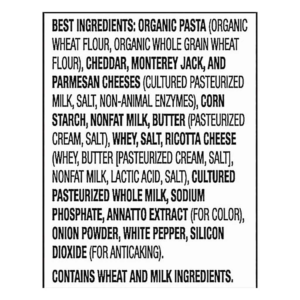 Four Cheese Penne Macaroni and Cheese Dinner with Organic Pasta, 5.5 OZ U841247