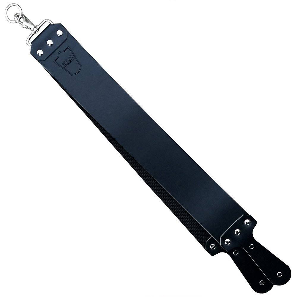 Black Latigo Leather Straight Razor Strop D408651