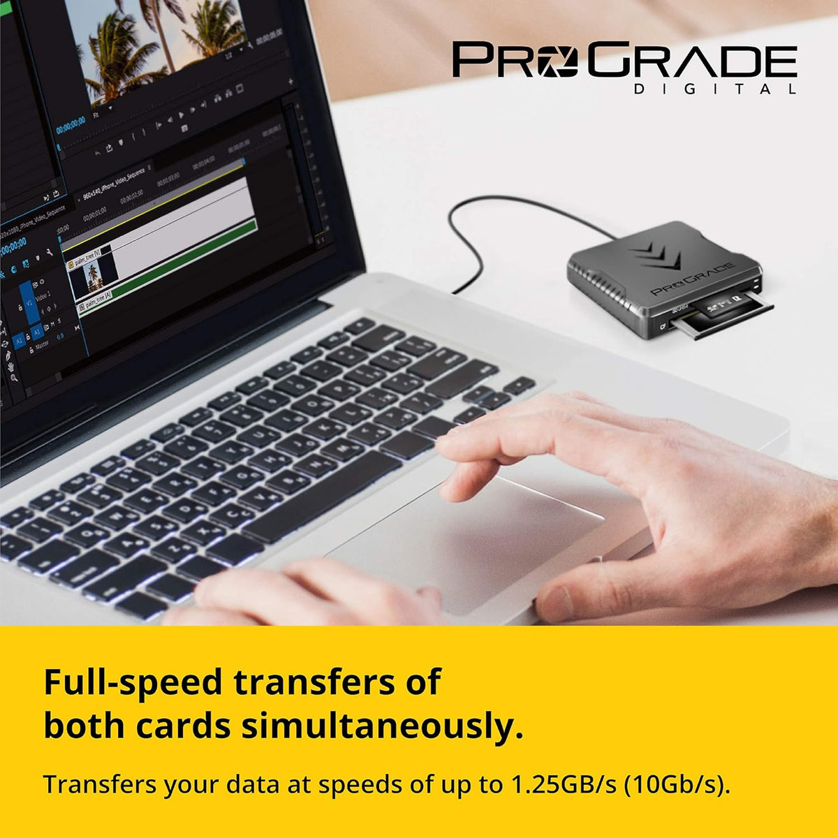 Compact Flash and SD UHS-II Dual-Slot Memory Card Reader X268977
