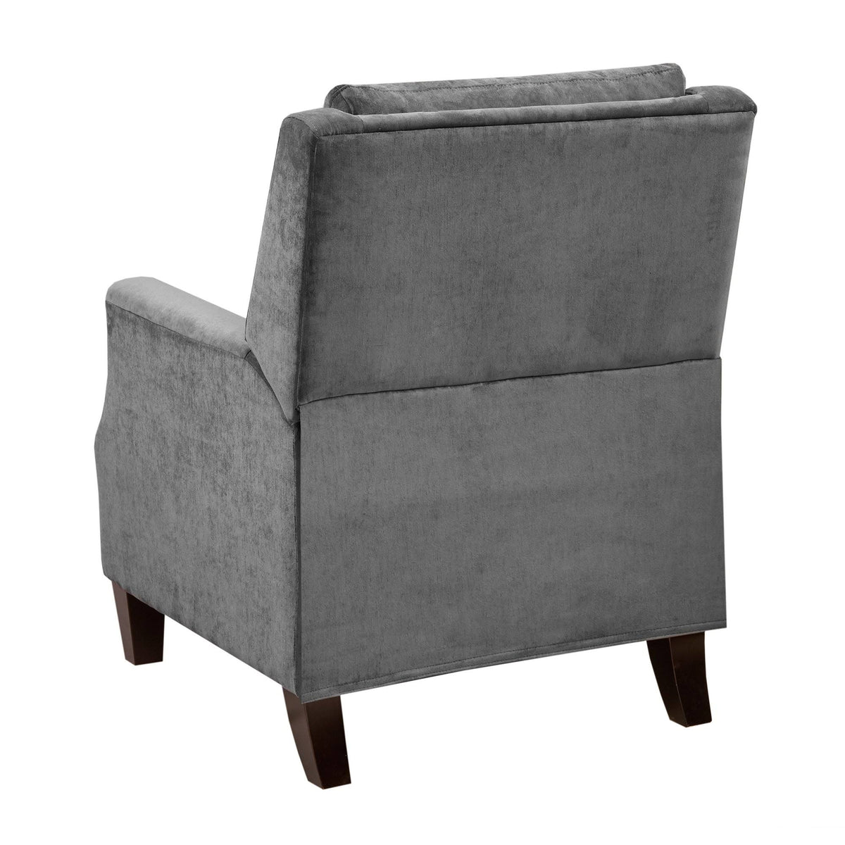 Grey Push Back Recliner K6123