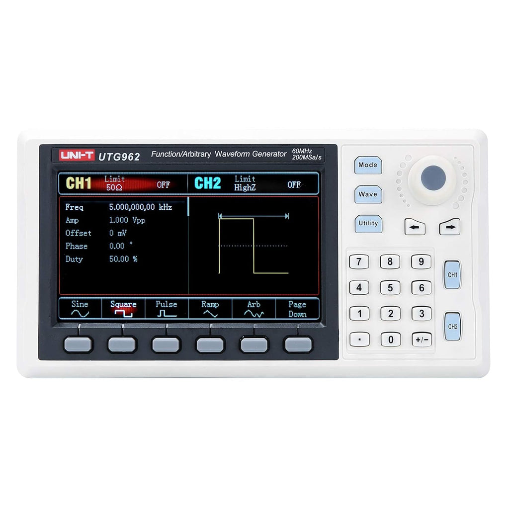 Function Generator Arbitrary Waveform 60 MHz Dual-Channel 200MSa/s 14 Bits Frequency Meter C326