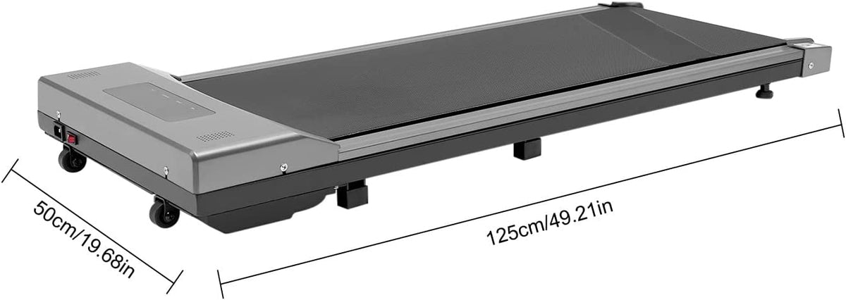 0.65-3HP Under Desk Electric Treadmill with Remote Control and LED Display C968364