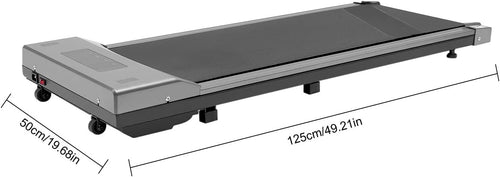 0.65-3HP Under Desk Electric Treadmill with Remote Control and LED Display C968364