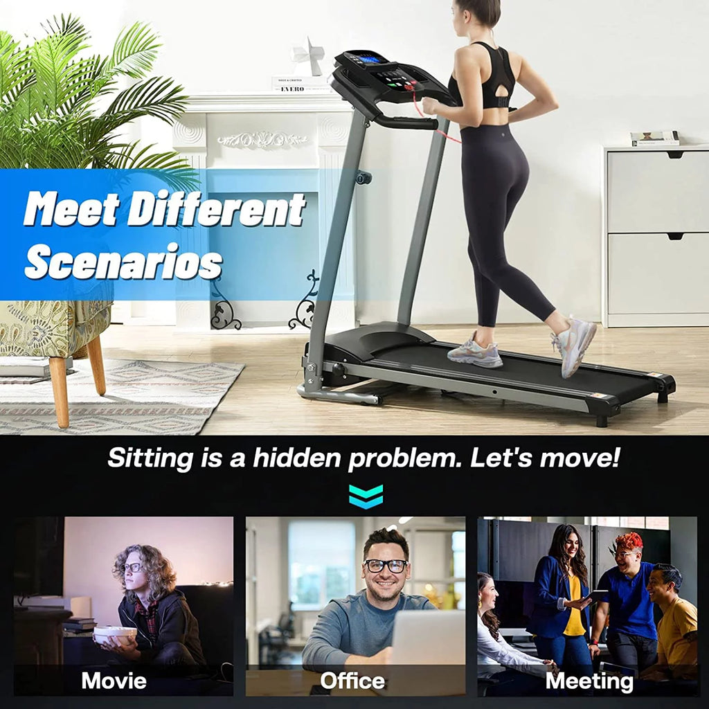 Folding Incline Treadmill with 12 Preset Programs K4726