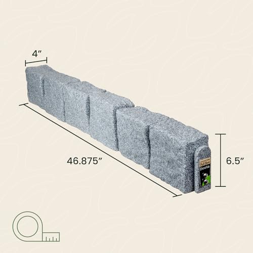 Faux Stone Landscape Edging Border X2979