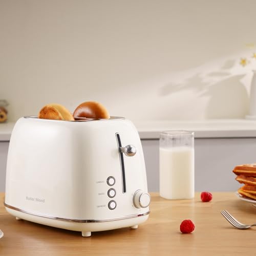 2 Slice Retro Stainless Steel Toaster with Extra Wide Slot A6166