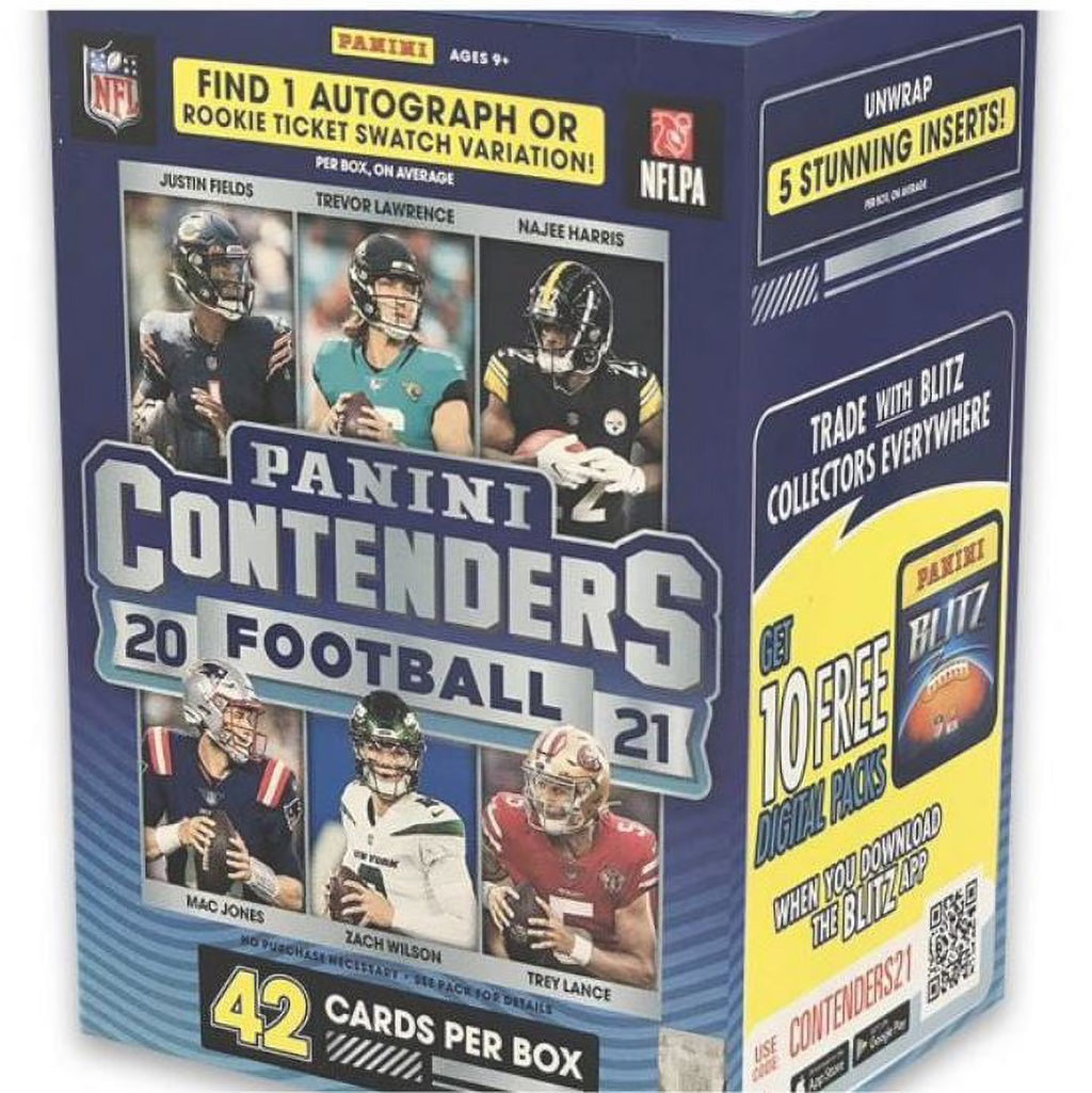 2021 Panini NFL Contenders Football Trading Card Blaster Box G298