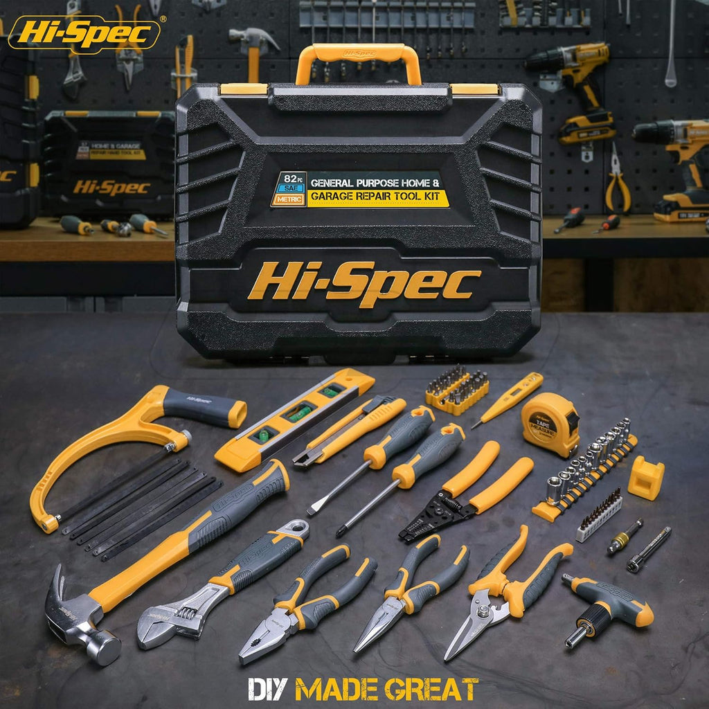 82 Piece Home & Garage Tool Kit Set C21619