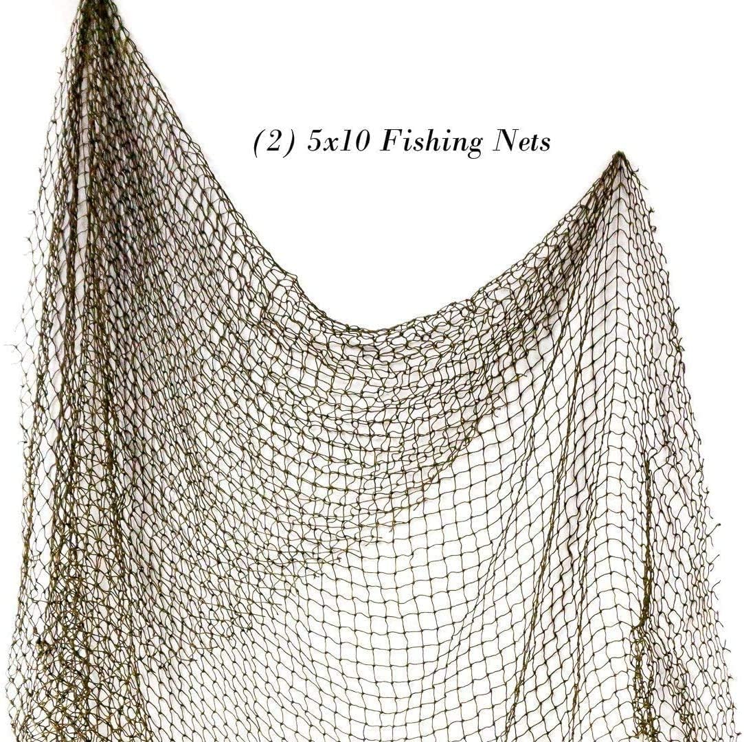 5'x10' (2 Pack) Large Fishing Net Décor X377