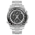 Mens Carbon Fiber Dial Stainless Steel Watch Q254805