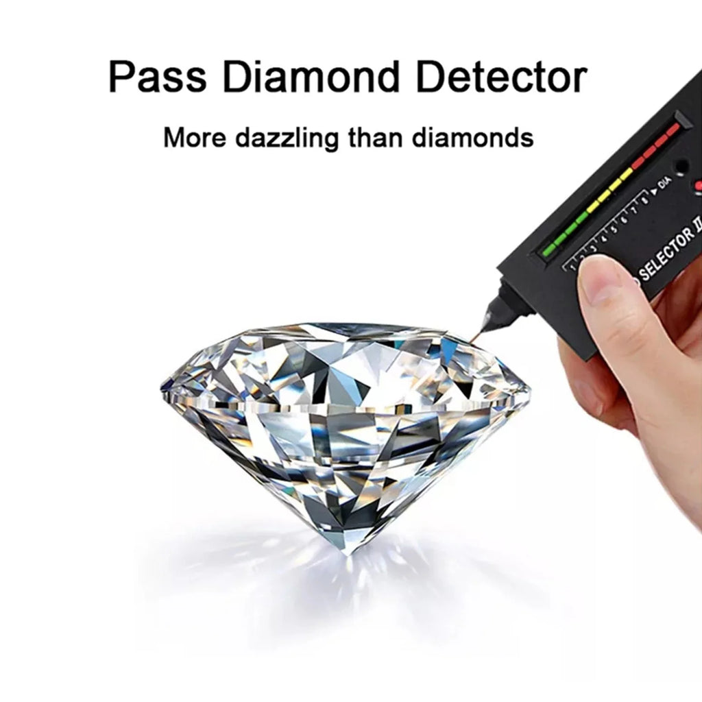 5ct Round Cut Moissanite Engagement Ring with Certificate D235825