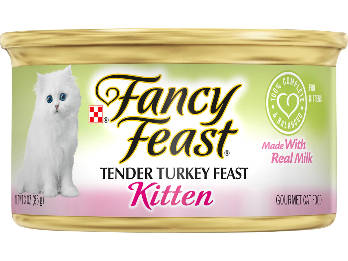 Wet Kitten Food Pate 3 OZ Can Pack of 24 O995